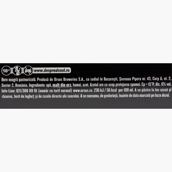 Bere neagră doză 500ml