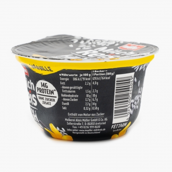 Orez cu lapte High Protein vanilie 180g 