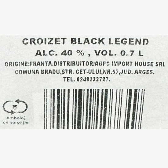 Coniac Black Legend, 40%, 700ml