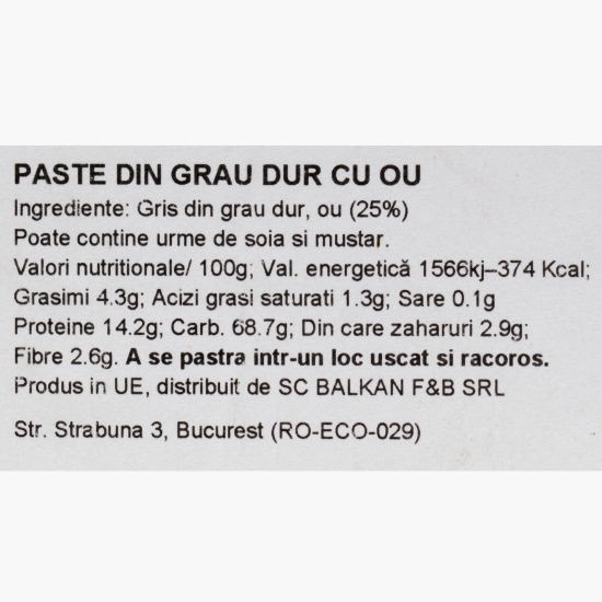 Paste Tagliarelle cu ou 250g