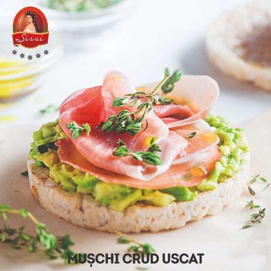 Mușchi file crud-uscat, feliat 80g 