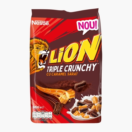Cereale mic dejun Triple Crunchy cu caramel sărat 350g