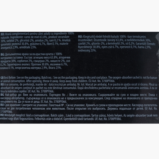 Recompense pentru câini adulți, 80g, cu carne de miel