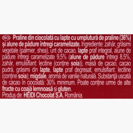 Praline de ciocolată cu lapte și alune de pădure 70g
