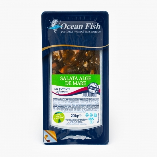 Salată alge de mare cu somon afumat 200g