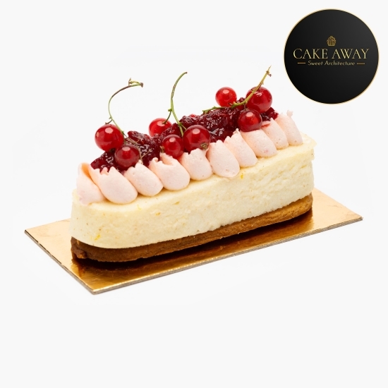 Budincă de vanilie cu dulceață de coacăze roșii 200g