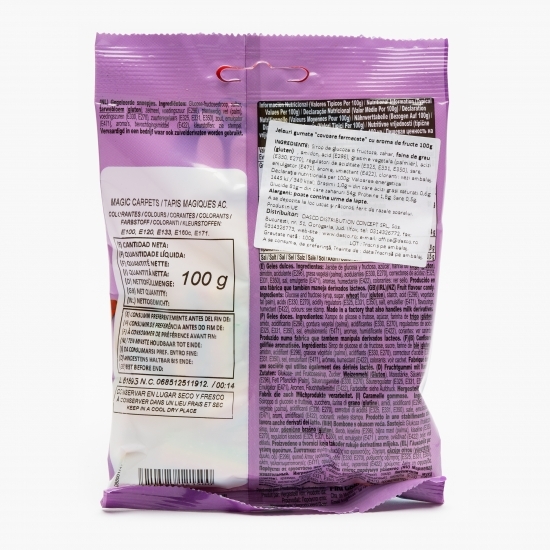 Jeleuri gumate Magic Carpets cu aromă de fructe 100g