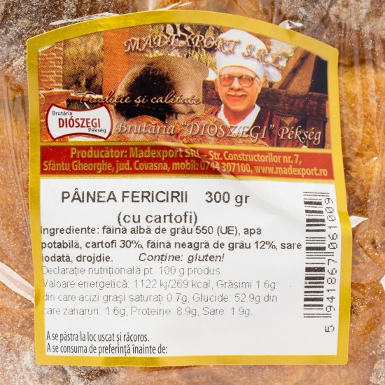 Pâinea fericirii, cu cartofi 300g