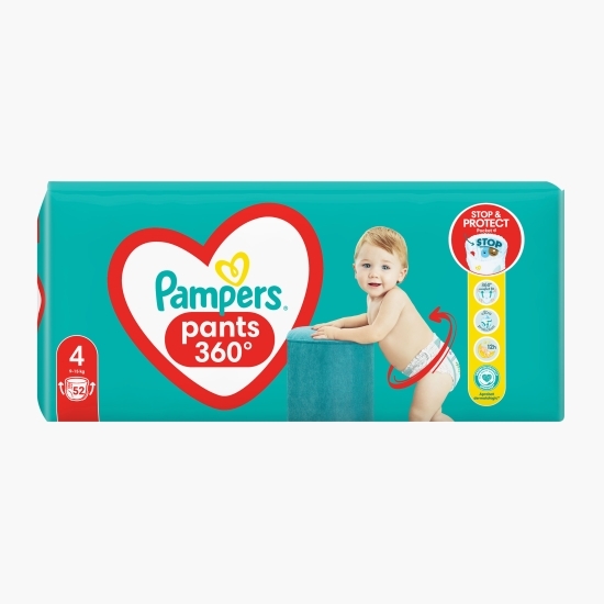 Scutece chiloțel Pants Jumbo Pack, mărimea 4, 9-15kg, 52 buc