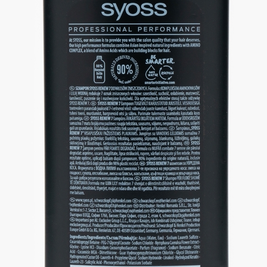 Șampon Renew 7 pentru păr deteriorat 440ml