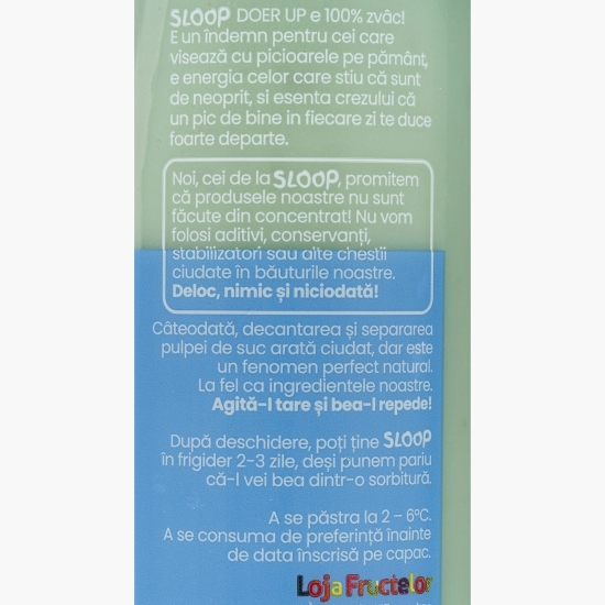 Smuti Up Doer cu cocos, ananas, chia și spirulină 0.25l