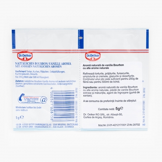 Aromă naturală de vanilie bourbon 2x5g