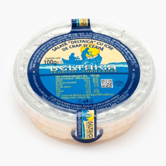 Salată cu icre de crap și ceapă 100g