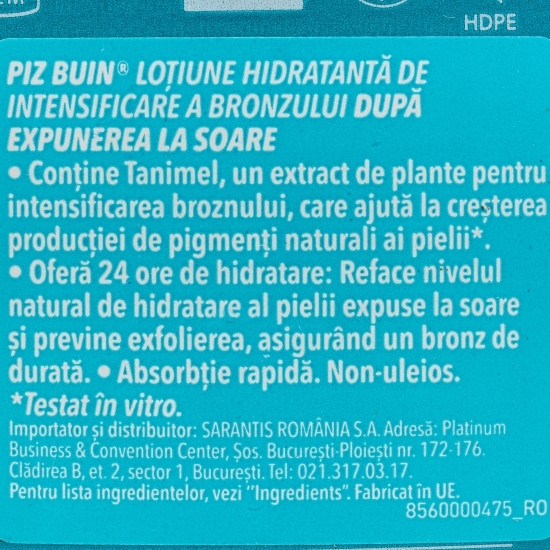 Loțiune hidratantă după expunerea la soare 200ml