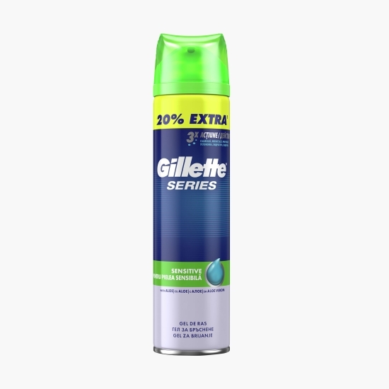 Gel de ras pentru piele sensibilă, Series Sensitive cu aloe 240ml