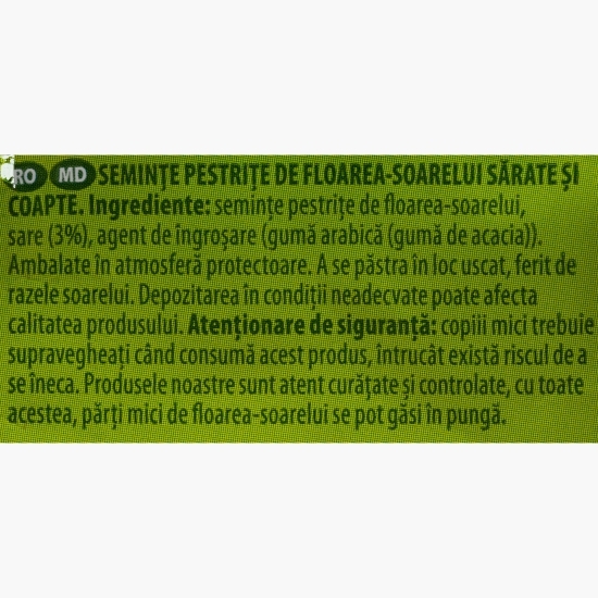 Semințe floarea-soarelui pestrițe, cu sare 100g