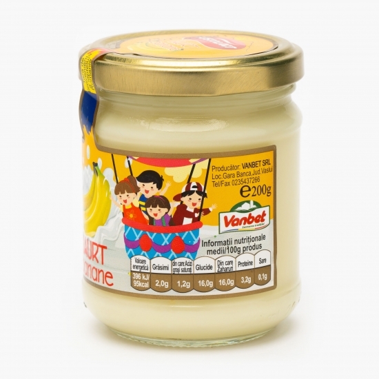 Iaurt cu banane 200g