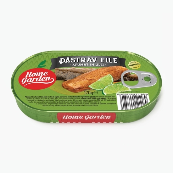 Păstrăv file afumat în ulei de rapiță 170g