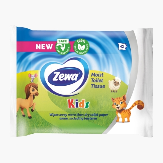 Hârtie igienică umeda Kids 42 buc