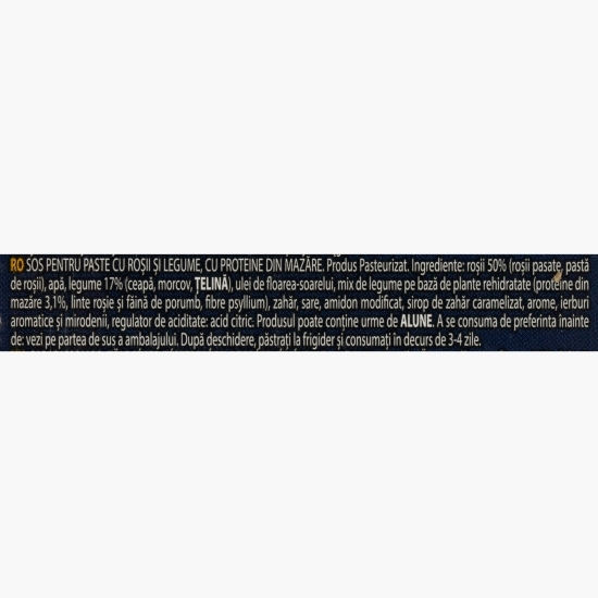 Sos pentru paste Vegan Ragu Bologna, 340g