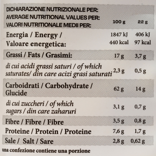 Snacks cu branzeturi si hribi 22g