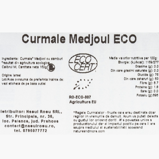 Curmale Medjool eco 150g