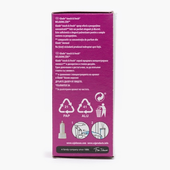Rezervă pentru odorizant Touch&Fresh Relaxing Zen 10ml