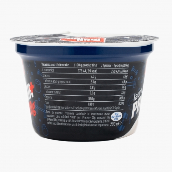 Iaurt cu 20g proteine 3,5% 200g