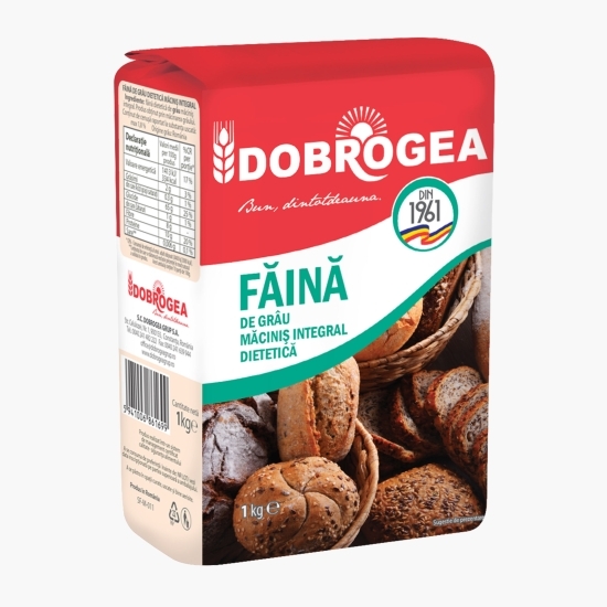 Făină de grâu măciniș integral 1kg