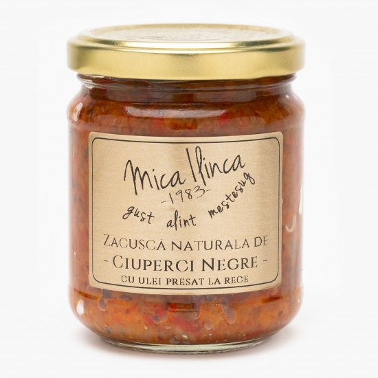 Zacuscă naturală de ciuperci negre 200g