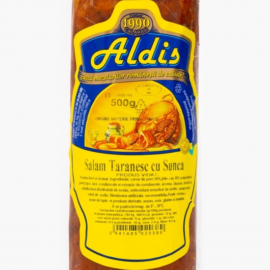 Salam țărănesc cu șuncă 500g