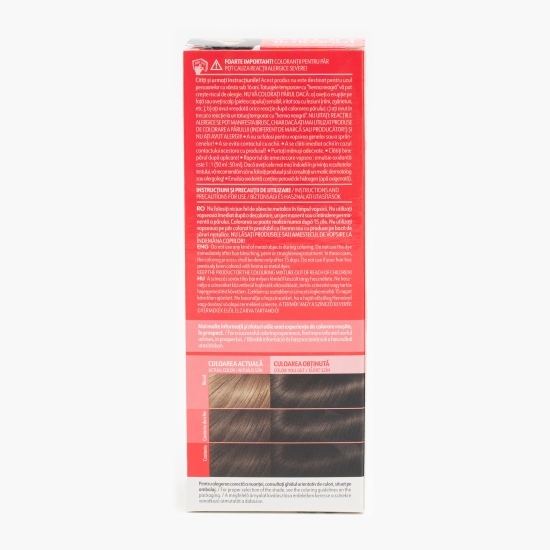 Vopsea permanentă pentru păr Ultra 4 Castaniu mediu 100ml