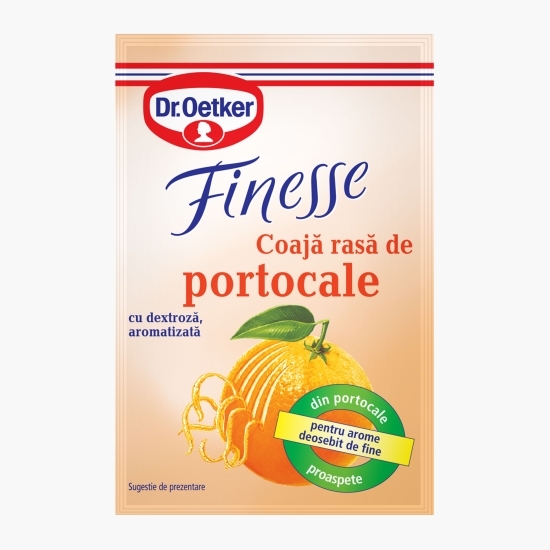 Coajă rasă de portocale Finesse, 3x6g