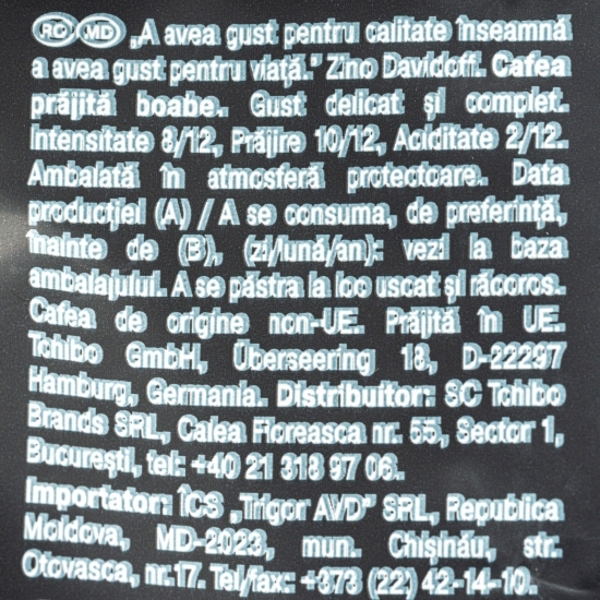 Cafea prăjită boabe Crema Intense 1kg