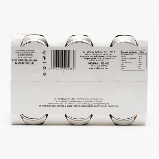 Bere blondă doză 6x0.5l (5+1)