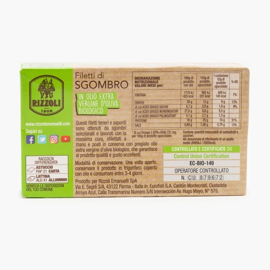 Macrou în ulei de măsline 90g