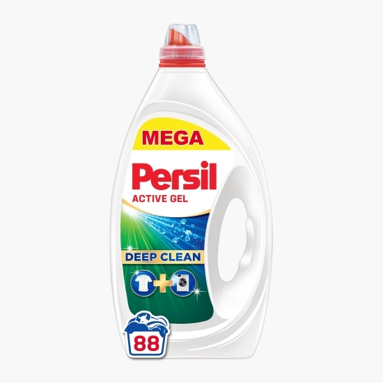 Detergent de rufe lichid Active Gel, Deep Clean, 88 spălări, 3.96l