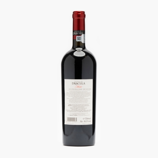 Vin roșu sec Merlot, 14.5%, 0.75l