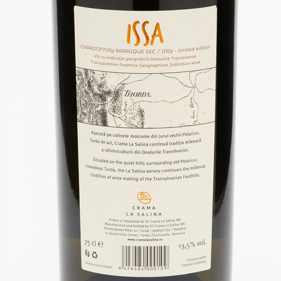  Vin alb sec Issa Chardonnay Barrique, 13.5%, 0.75l