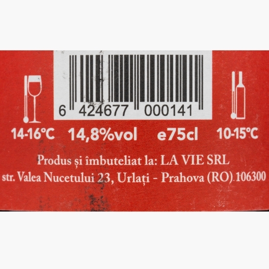 Vin roșu sec Pinot Noir Eclipse, 14.8%, 0.75l 