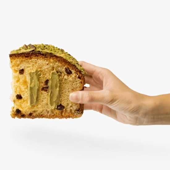 Panettone cu stafide, fistic și ceai verde Matcha 1000g