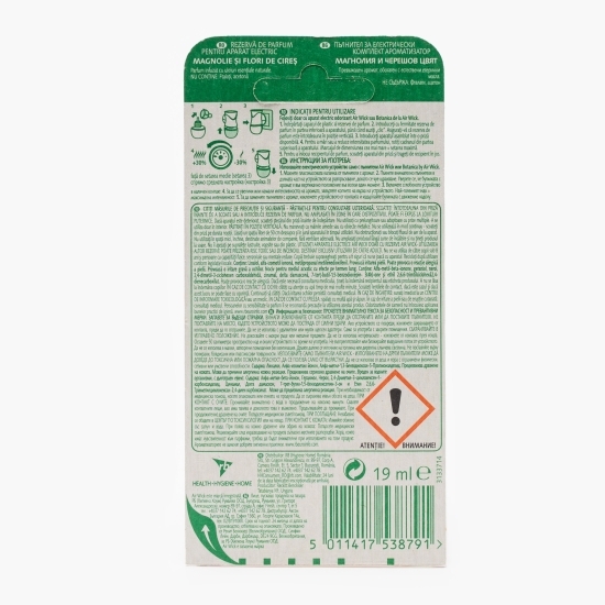 Rezervă odorizant electric de cameră Magnolie & Flori de Cireș 19ml