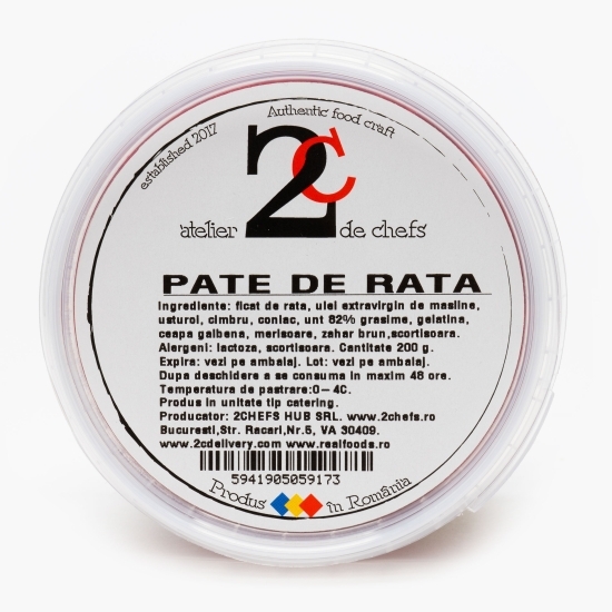 Pate din ficat de rață cu glazură de merișoare 200g
