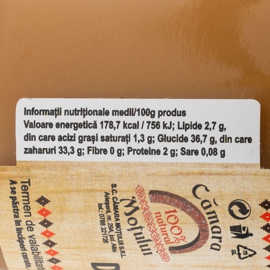 Dulceață de lapte cu aromă de rom 370g