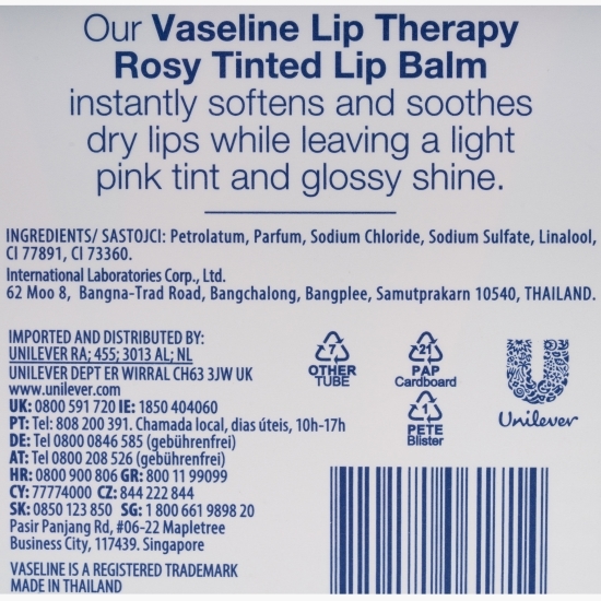 Balsam de buze Rosy Tinted 10g
