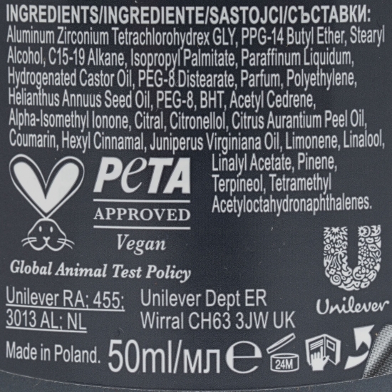 Antiperspirant stick pentru bărbați Men+Care Clean, 50ml