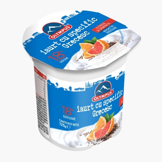 Iaurt grecesc cu citrice și semințe 125g
