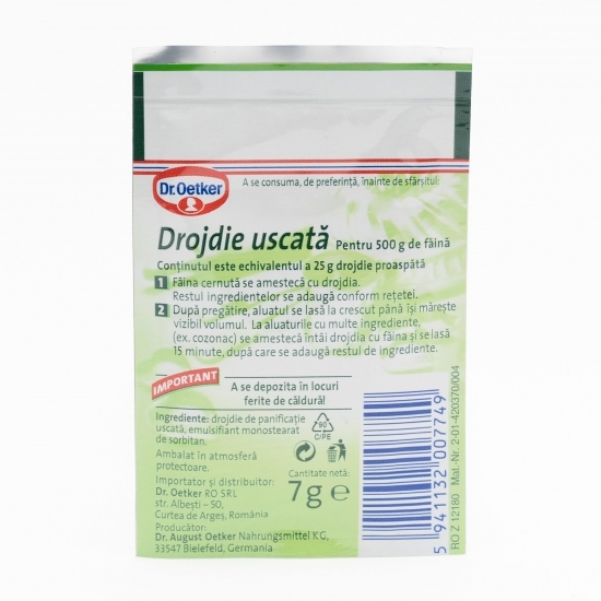 Drojdie uscată 7g
