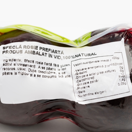 Sfeclă roșie prefiartă 450g