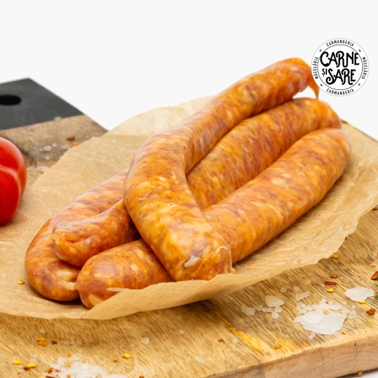 Cârnați subțiri grill cu boabe de muștar 400g